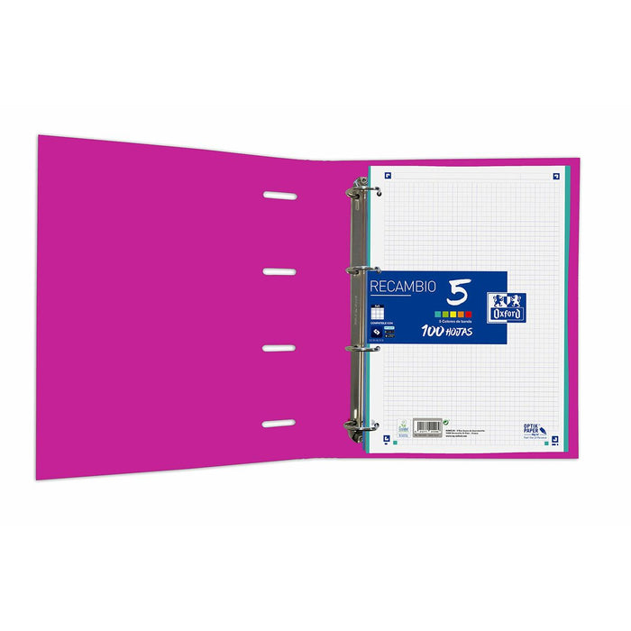 Biblioraft Oxford Classic Europeanbinder Fucsia A4 A4+