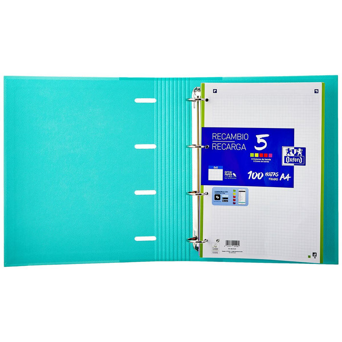 Biblioraft Oxford Verde deschis A4+