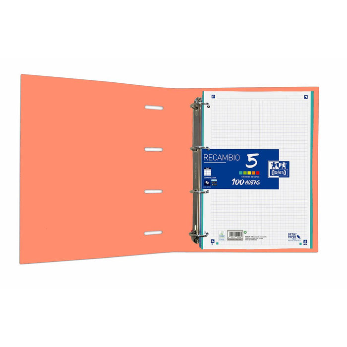 Biblioraft Oxford Classic Europeanbinder Piersică A4 A4+