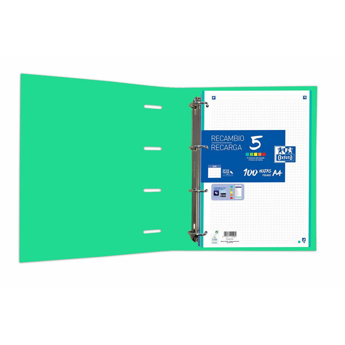 Biblioraft Oxford Touch Europeanbinder Mentă A4 A4+