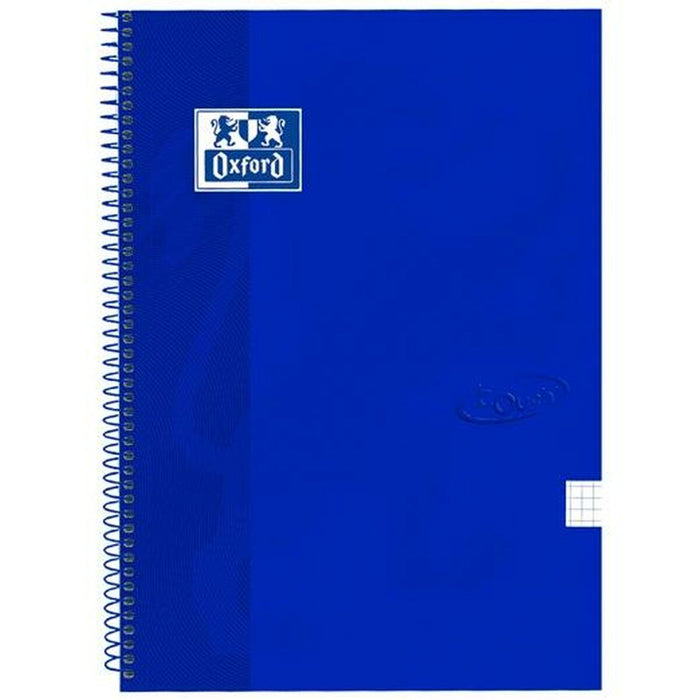 Notebook Oxford Denim Touch Albastru Din A4 80 Frunze (5 Piese)