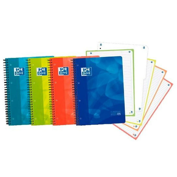 Notebook Oxford European Book 4 Multicolor A4 5 Piese