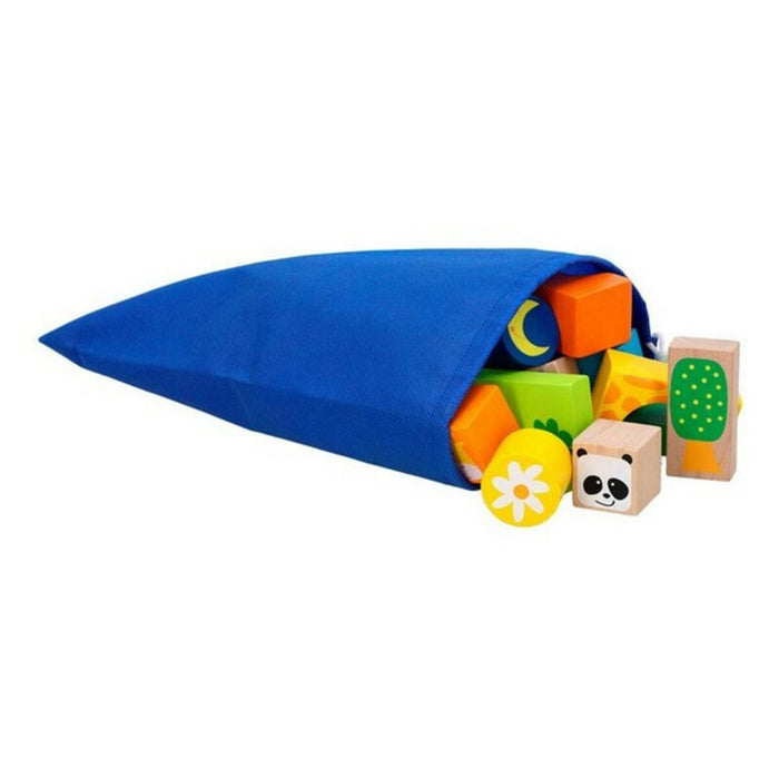 Joc de Construcții cu Plăci Woomax animale 32 Piese (32 pcs)