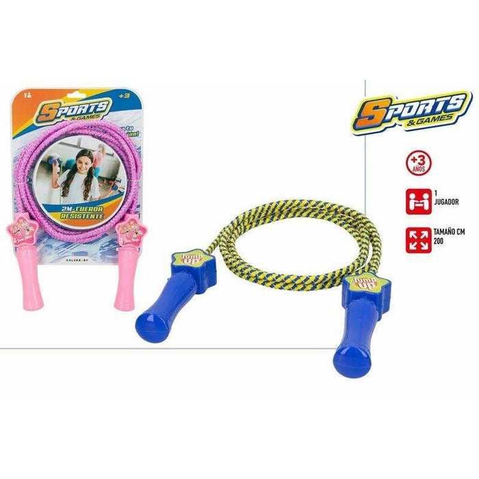 Coardă de Sărit cu Mânere Colorbaby 200 cm