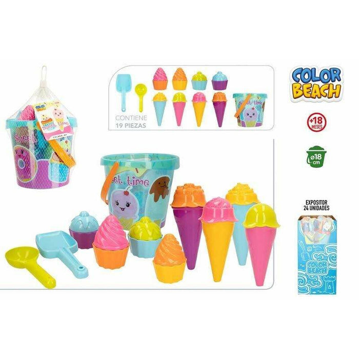 Set de jucării de plajă Colorbaby 19 Piese