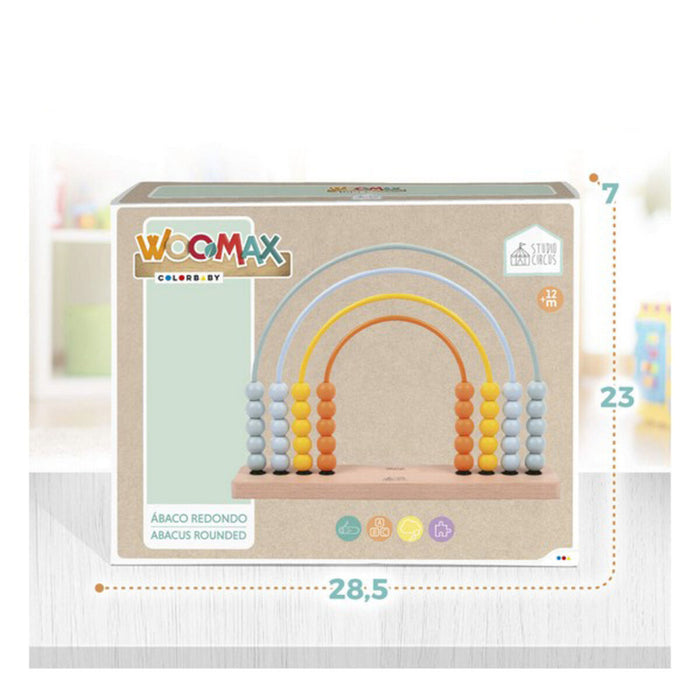 Numărătoare de Lemn Woomax Circus Woomax (27,5 x 21,5 x 6 cm)