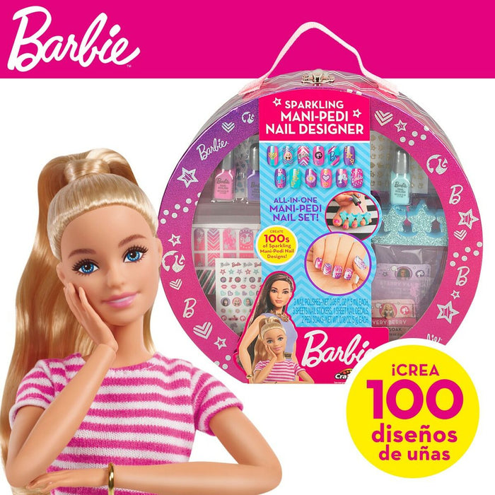 Seturi de manichiură și pedichiură Barbie Sparkling Carcasă