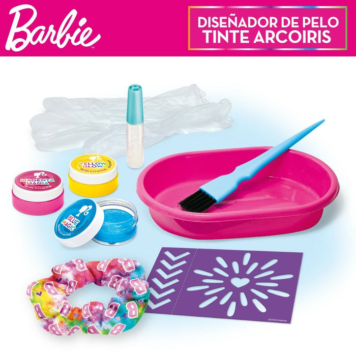 Set Coafor Barbie Rainbow Tie Păr cu reflexii Multicolor