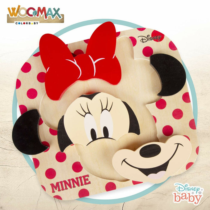Puzzle pentru Copii din Lemn Minnie Disney 6 pcs (22 x 20 cm)
