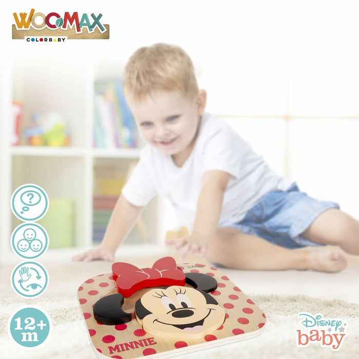 Puzzle pentru Copii din Lemn Minnie Disney 6 pcs (22 x 20 cm)
