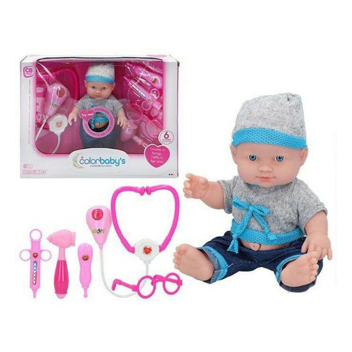 Păpușă bebeluș cu accesorii Doctor Colorbaby (24 cm)