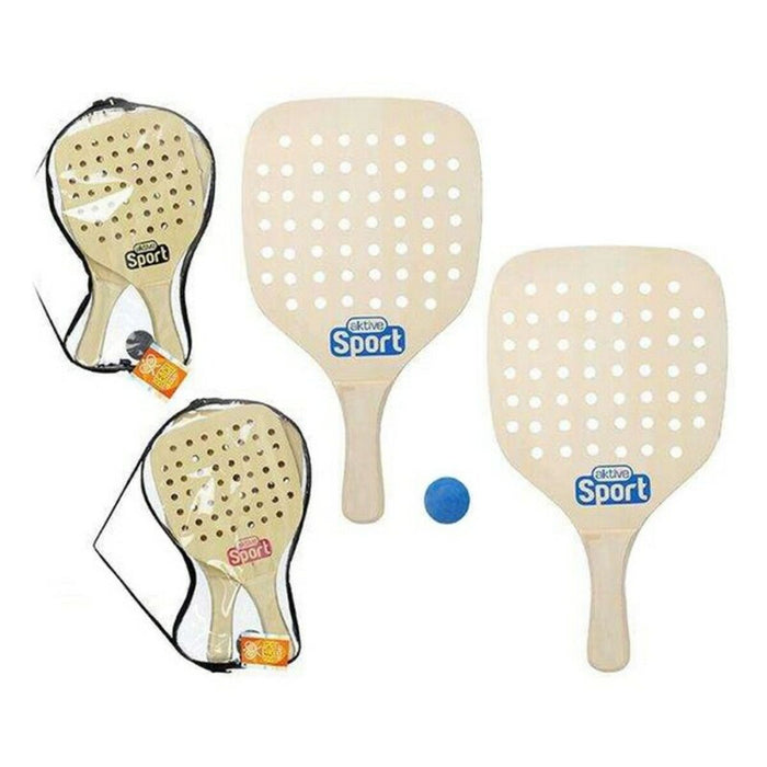 Palete de Plajă cu Minge Sport Aktive 12 mm