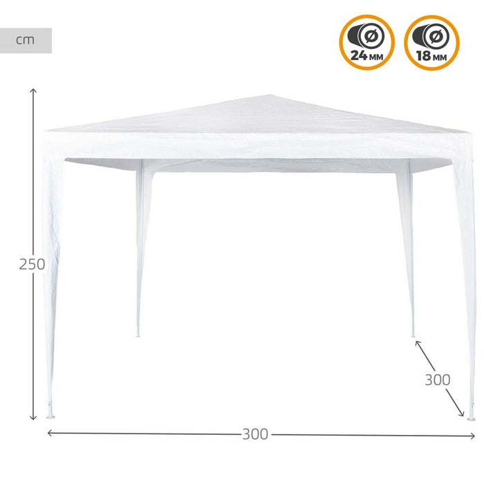 Chioşc Aktive 300 x 250 x 300 cm Alb Plastic