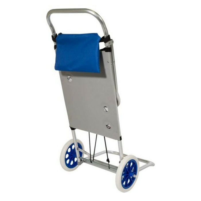Cărucior multifuncțional de plajă Aktive 47 x 100 x 52 cm Negru Aluminiu