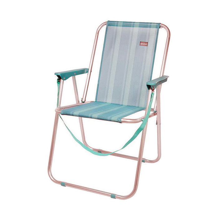 Scaunul Pliabil Colorbaby Mediterran 53 x 44 x 76 cm Turquoise Alb