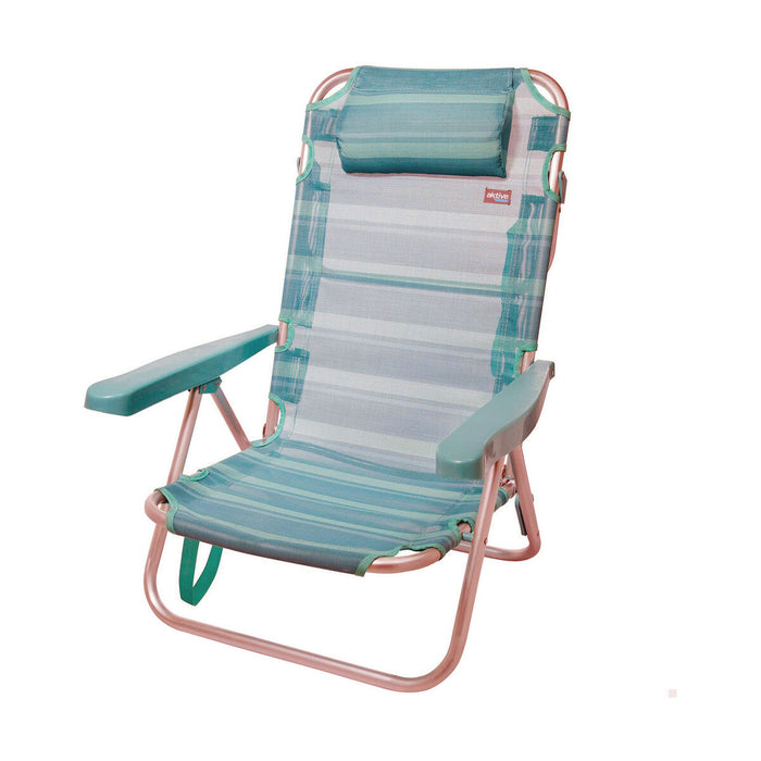 Scaunul Pliabil Colorbaby Mediterran Alb Turquoise 48 x 45,5 x 84 cm