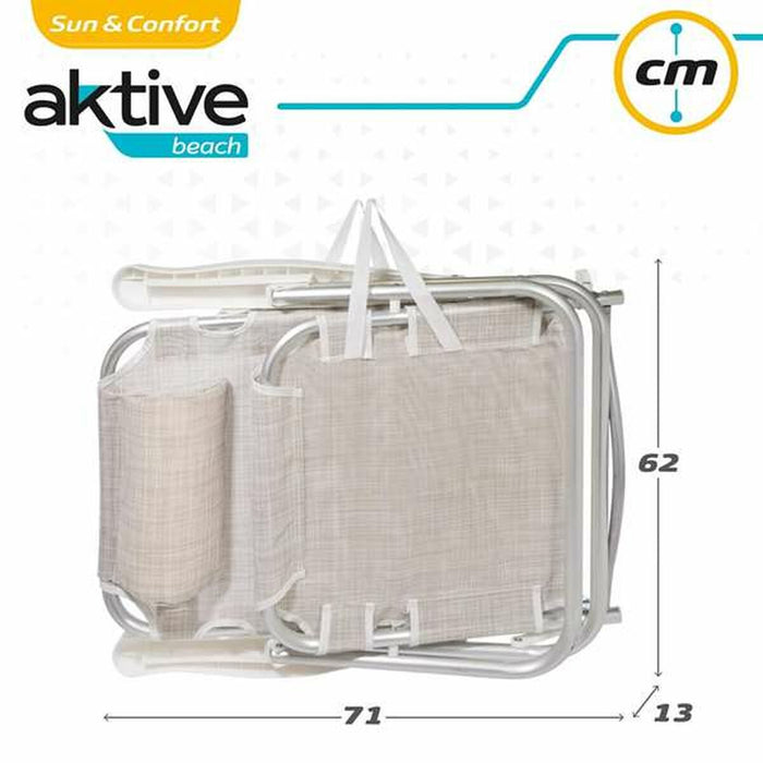 Scaunul Pliabil Colorbaby Alb 48 x 46 x 84 cm Plajă