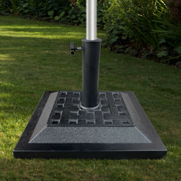Bază pentru Umbrelă de Soare Aktive 44 x 33 x 44 cm Negru Plastic