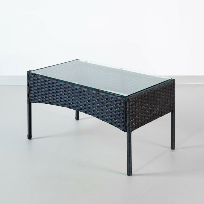 Mobilier de grădină Aktive Masa laterală Scaun x 2 Canapea (4 Piese)