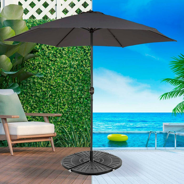 Bază pentru Umbrelă de Soare Aktive 48 x 7,5 x 48 cm Plastic