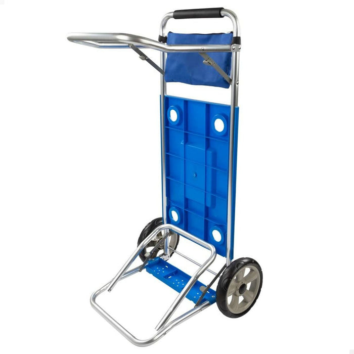 Cărucior multifuncțional Aktive Bară extensibilă 30 Kg Albastru