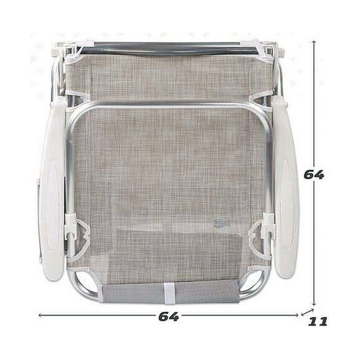 Scaun de plajă Colorbaby Gri 51 x 45 x 76 cm