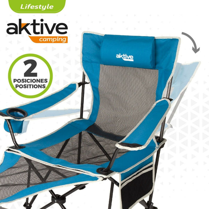 Hamac tip scaun Aktive Albastru 152 x 75 x 54 cm