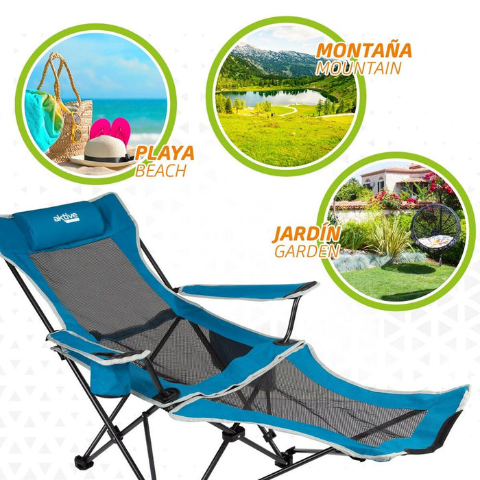 Hamac tip scaun Aktive Albastru 152 x 75 x 54 cm