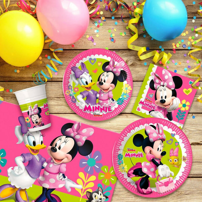 Set Articole de Sărbătoare Minnie Mouse 66 Piese