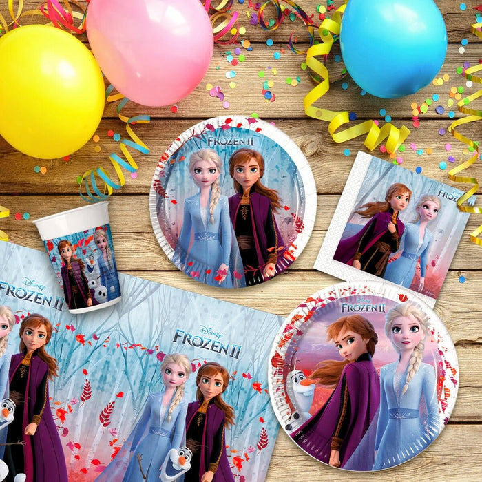 Set Articole de Sărbătoare Frozen 66 Piese