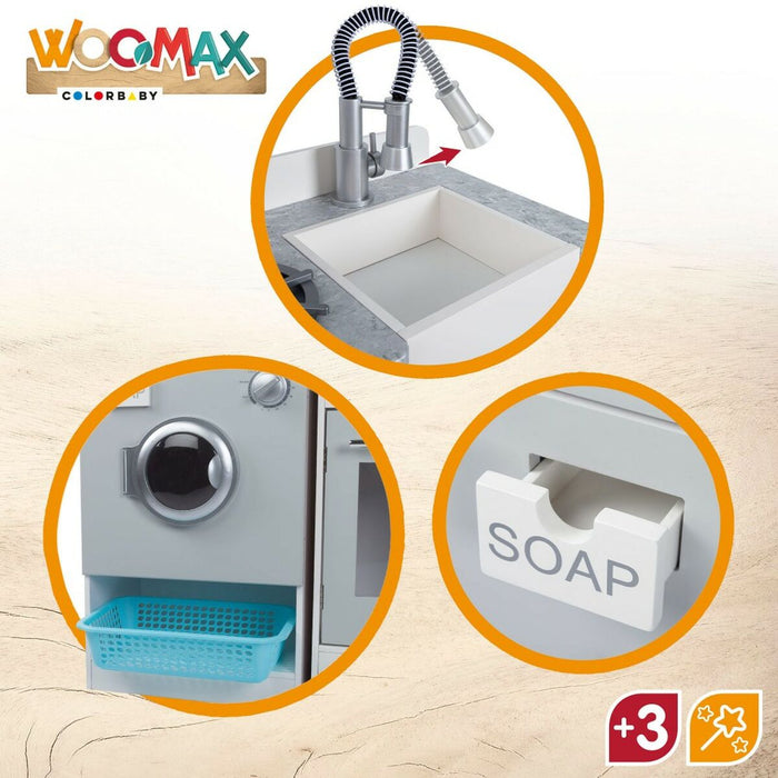 Bucătărie de Jucărie Play & Learn Modern 95 x 95 x 30 cm