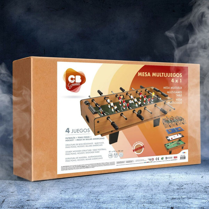 Masă cu mai multe jocuri Colorbaby 4-ia-1 81 x 27 x 43 cm