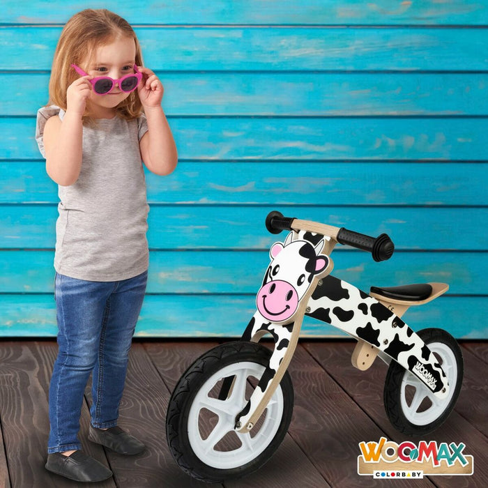 Bicicletă pentru copii Woomax Vacă 12" Fără pedale