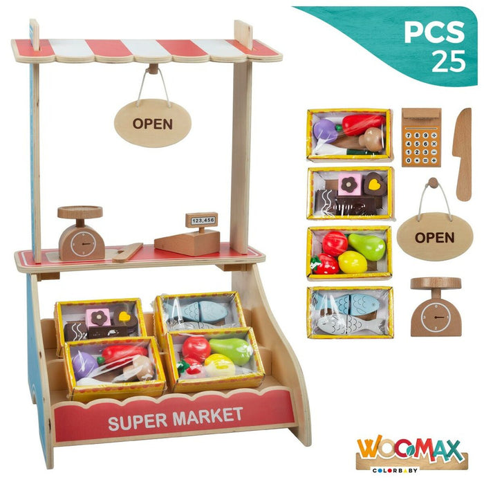 Centru de activităţi Woomax 25 Piese 35 x 52 x 32 cm