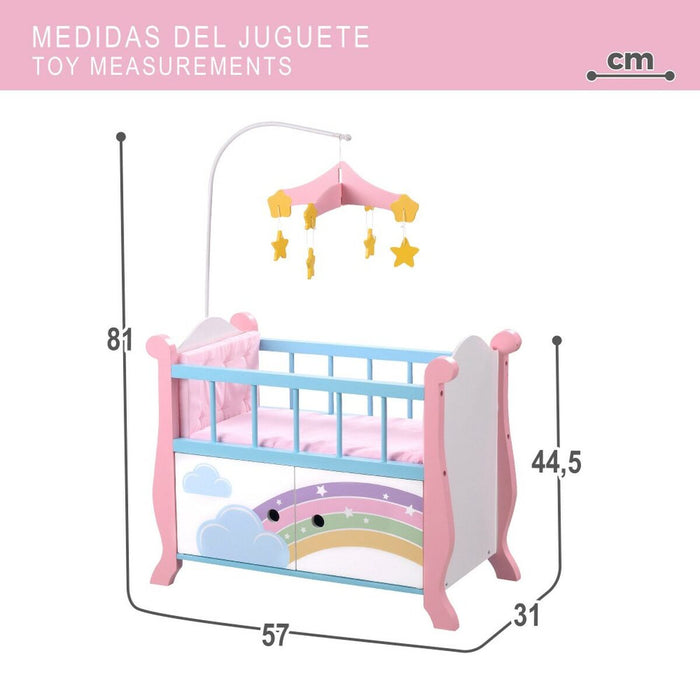 Pătuț pentru Păpuși Teamson BBQ 57 x 81 x 31 cm