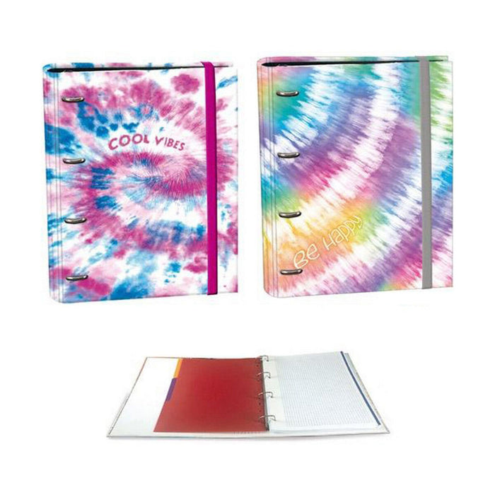 Biblioraft SENFORT Ringbook Tie Dye 1 Unități Multicolor A4