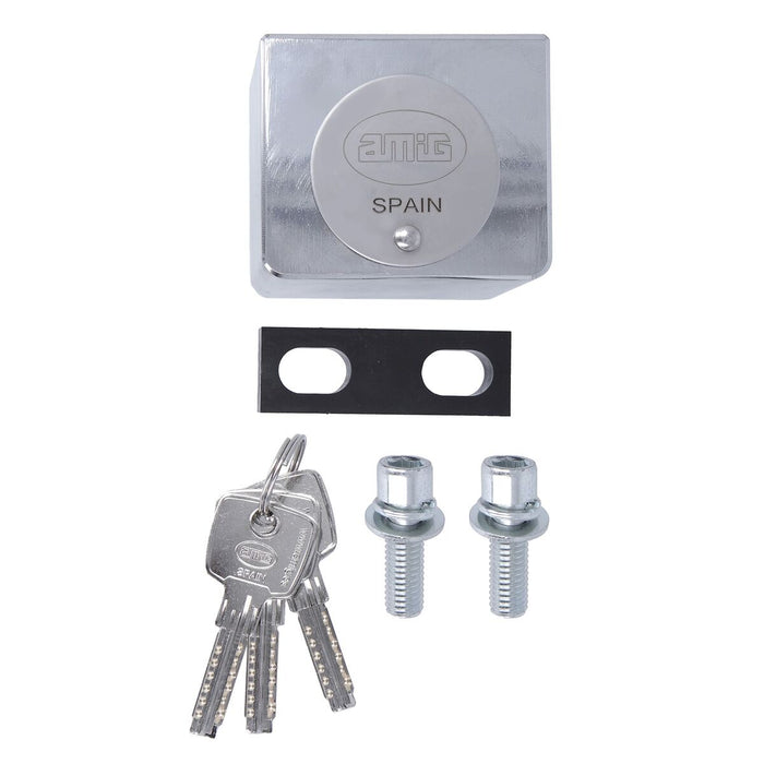 Lacăt AMIG A24542-670 Alamă Cromat 6 x 5 cm Jaluzele Superior