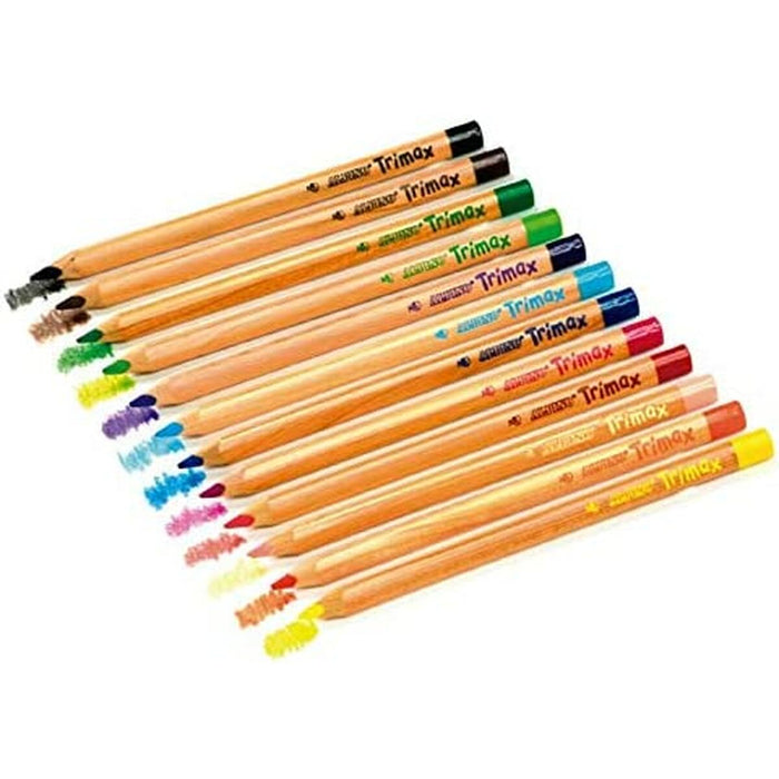 Creioane culori Alpino Trimax Multicolor 120 Piese