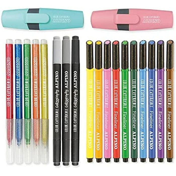 Set de Carioci Alpino Color Experience 20 Piese Multicolor