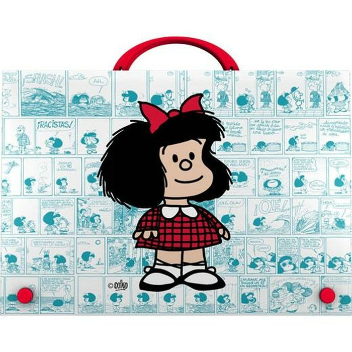 Servietă Grafoplas Mafalda Multicolor A4 (2 Unități)