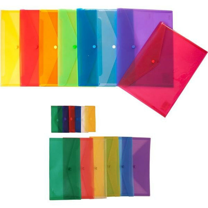Dosar Servietă Grafoplas Transparent A4 polipropilenă 33,4 x 23,5 cm Broșă (60 Unități)