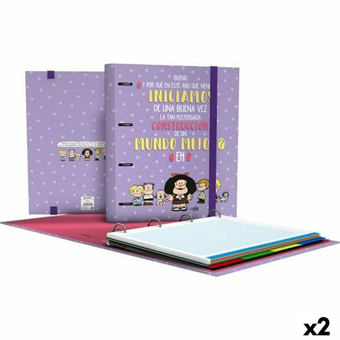 Biblioraft Grafoplas Carpebook Mafalda Liliachiu A4 (2 Unități)