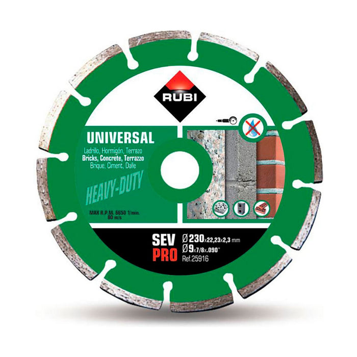 Disc de tăiere RUBI pro 25916 Ø 230 MM