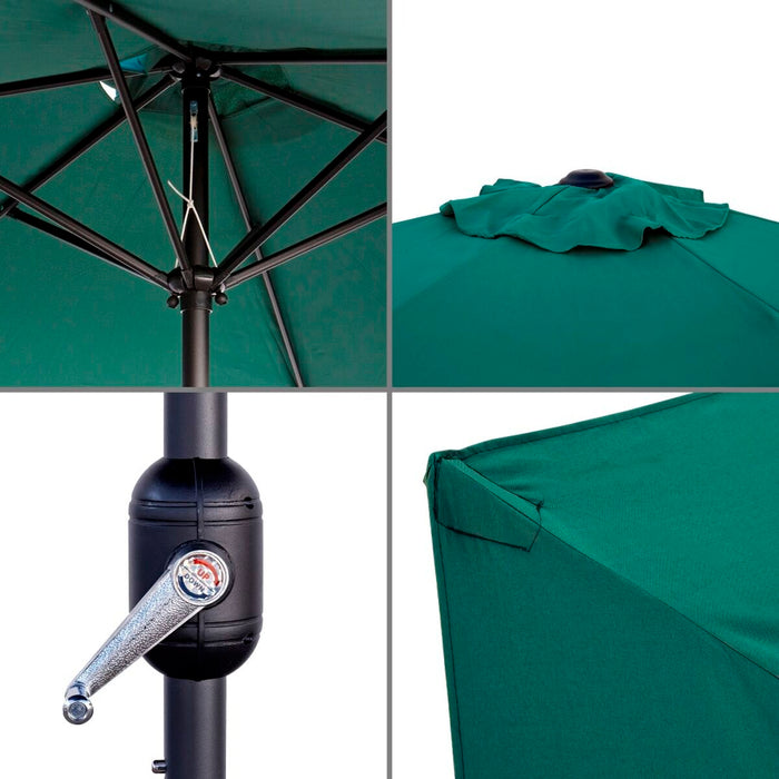 Slunečník Monty Aluminiu Verde 270 cm