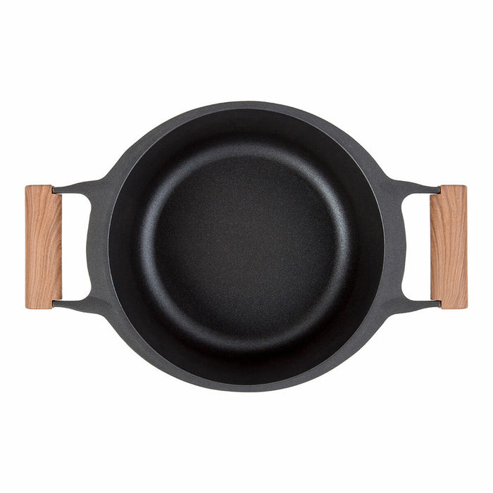 Caserolă Cu Capac Oroley Nature Lemn 24 cm Aluminiu turnat
