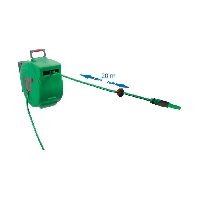 Suport pentru furtun Super Ego Automatic Făraș Perete 20 m