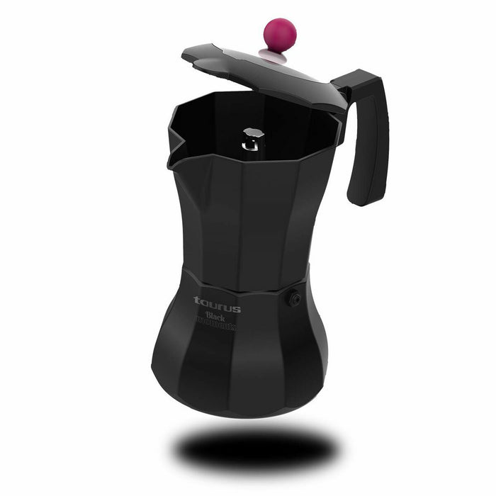 Cafetieră Italiană Taurus KCP9006I Negru Aluminiu 6 Cești