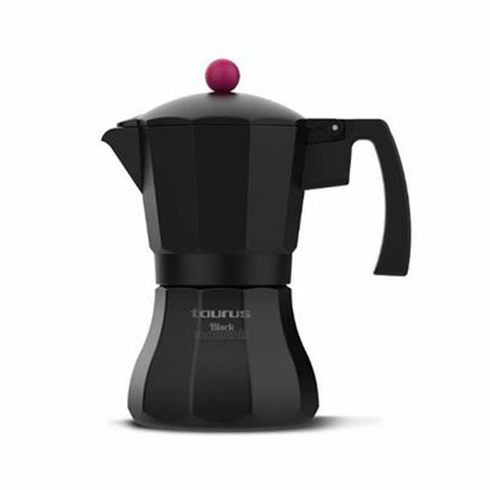 Cafetieră Italiană Taurus KCP9006I Negru Aluminiu 6 Cești