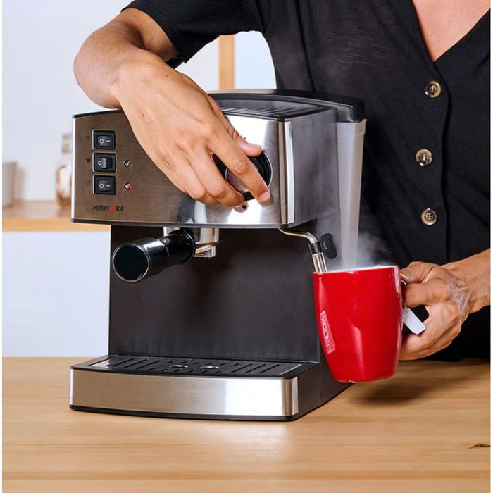 Cafetieră Express cu Braț Taurus CM-1821 MINIMOKA Negru Oțel 850 W 1,6 L