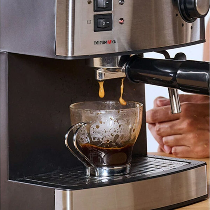 Cafetieră Express cu Braț Taurus CM-1821 MINIMOKA Negru Oțel 850 W 1,6 L